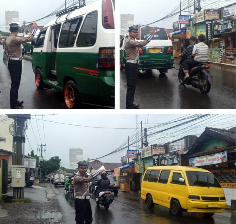 Giat Pengaturan Lalu Lintas Sore Hari, Di Wilayah Hukum Polsek Samarang