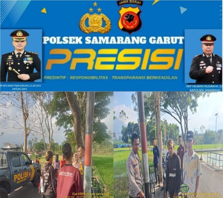 Antisipasi Gangguan Kamtibmas, Polsek Samarang Lakukan Patroli KRYD Secara Mobiling