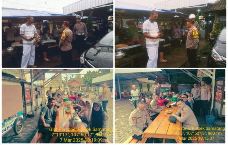 Polsek Samarang Dengan Personil, Dan Bumdes Desa Samarang Gelar Buka Puasa Bersama.