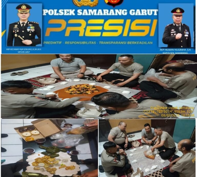 Polsek Samarang Bersama Anggota Laksanakan Buka Bersama Di Bulan Ramadhan 1446 H.