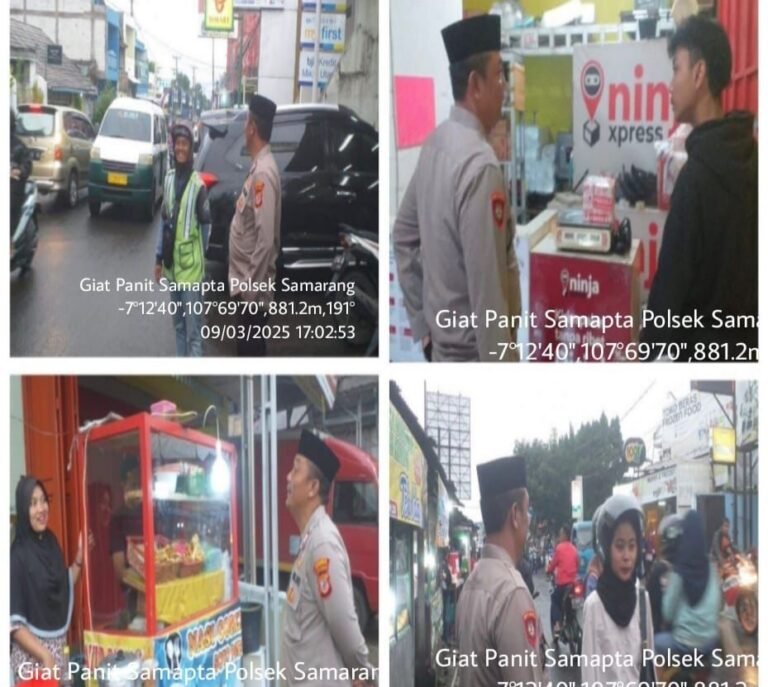 Polsek Samarang Lakukan Patroli Sore, Giat Pengamanan Aktivitas Warga
