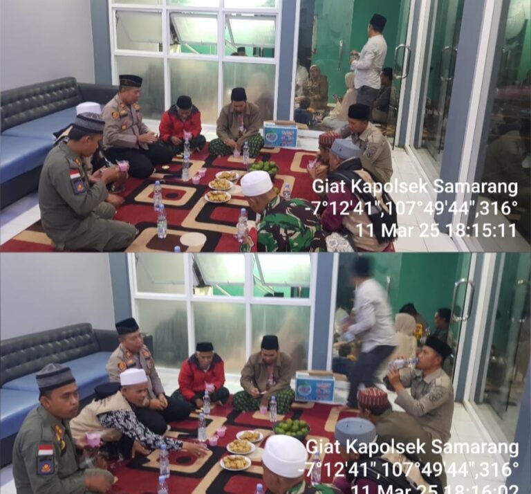 Jalin Silaturahmi, Polsek Samarang Dengan Tokoh Agama, Sekaligus Buka Bersama.