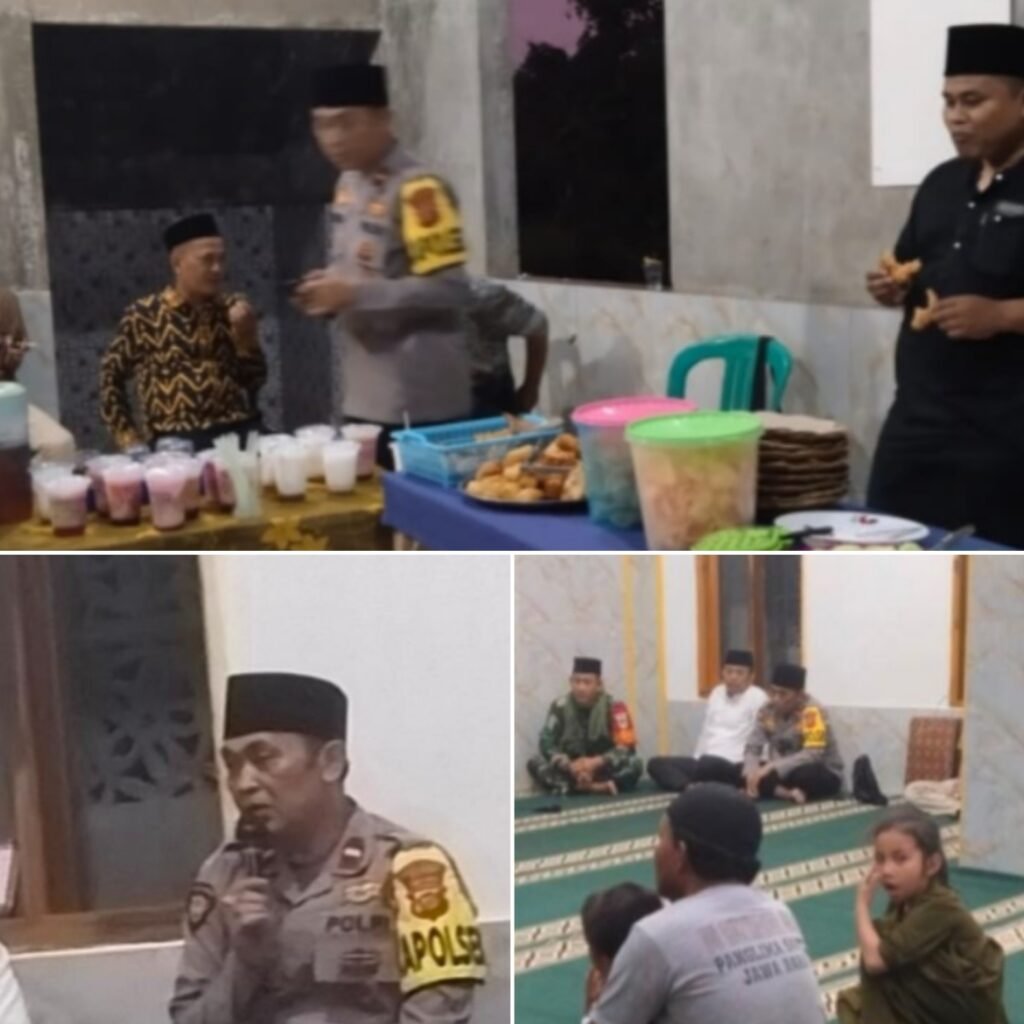 Kapolsek Caringin Berikan Himbauan Dalam Tarawih Keliling