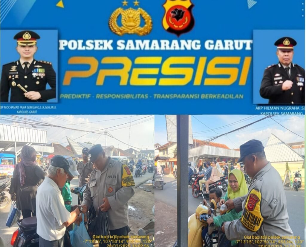 Tebar Kebaikan Di Bulan Suci Ramadhan, Polsek Samarang Lakukan Berbagi Takjil Dalka Cooling Sistem