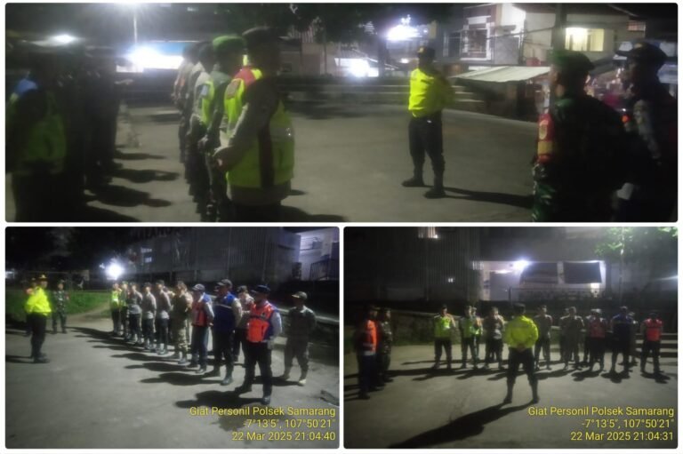 Giat Apel Gabungan Dalka Cipkon, Di Pimpin Langsung Polsek Samarang AKP Hilman Nugraha.,S,H.