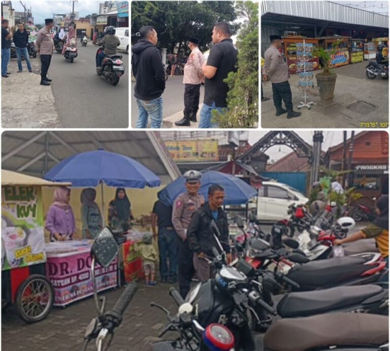 Polsek Samarang Giat Patroli dan Pengamanan Masyarakat Ngabuburit Dengan Bagikan Takjil