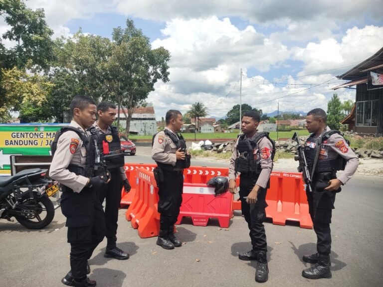 Cipkon Hari Raya Idul Fitri, Satgas Preventif Ops Ketupat Lodaya Patroli di Wilayah Perbatasan Ciamis