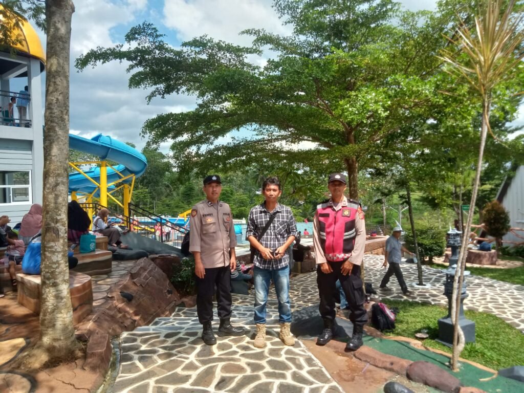 Polsek Cisaga Amankan Obyek Wisata Jinju Asia Park, Pastikan Liburan Lebaran Berjalan Lancar