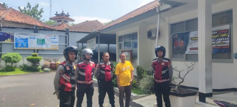 Satgas Preventif Patroli ke Kantor PMD Ciamis, Anggota Cipkon dan Beri Imbauan Kamtibmas