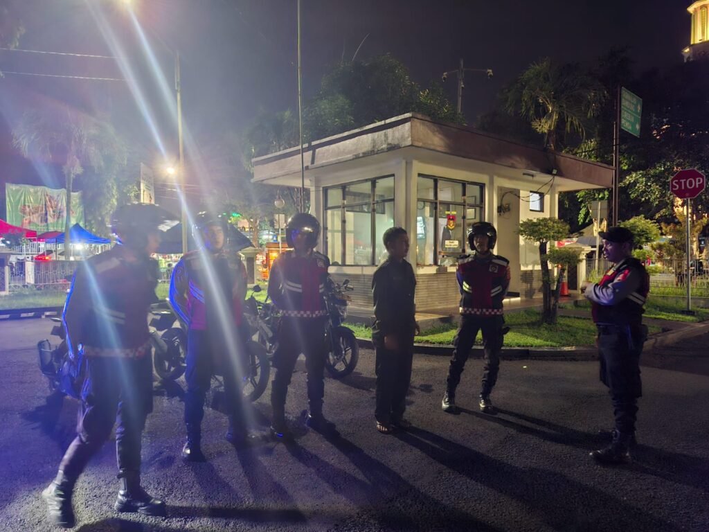 Satgas Preventif Patroli ke Kantor DPRD Ciamis, Anggota Cipkon dan Beri Imbauan Kamtibmas