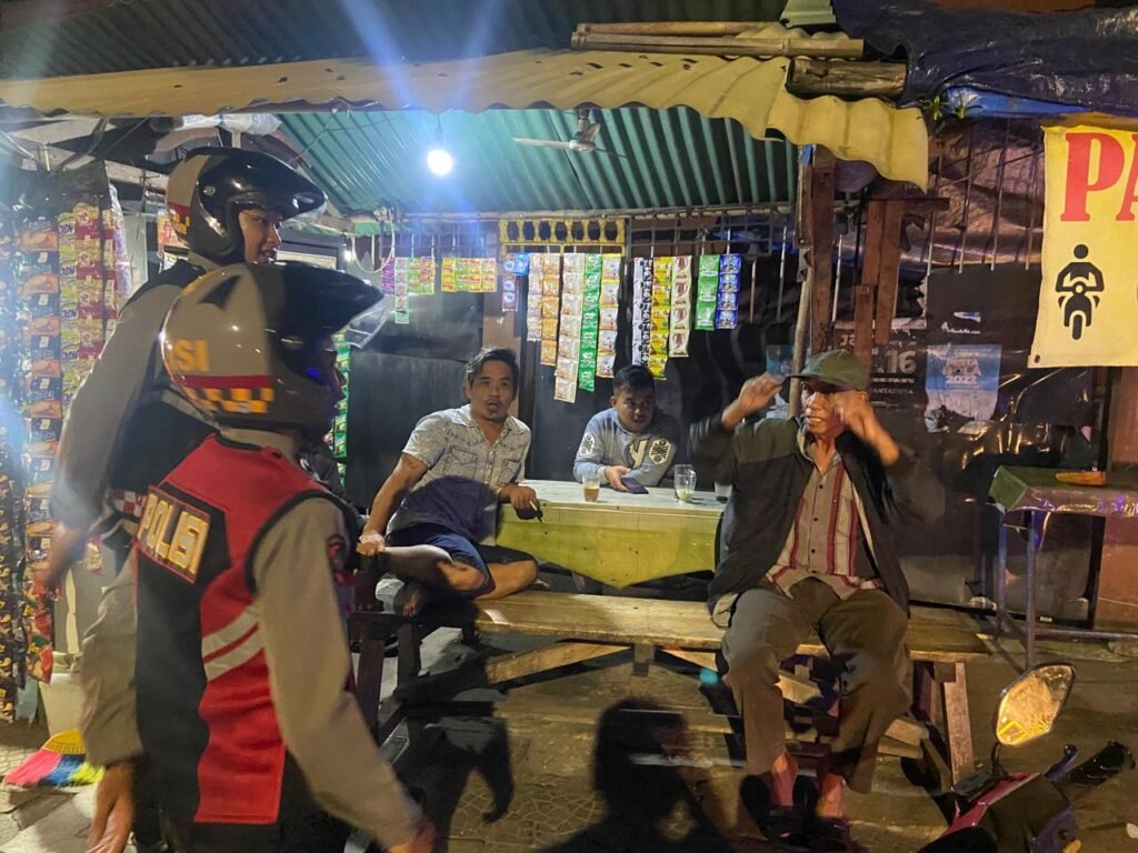 Jaga Harkamtibmas, Patroli Roda 2 Sat Samapta Polres Ciamis ke Ojeg Pangkalan Pasar Ciamis