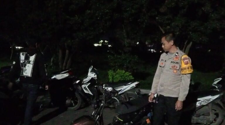 Polsek Leles Tindak Tegas Penggunaan Knalpot Brong, 7 Unit Diamankan