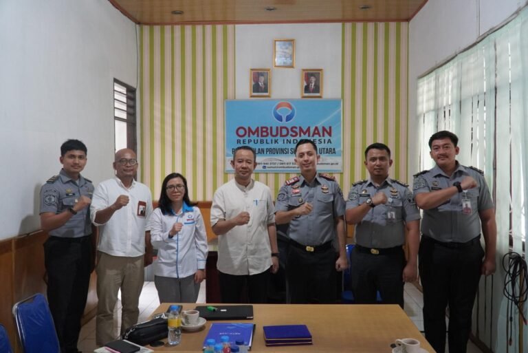 Karutan Kelaas I Medan Lakukan Audiensi Dengan Ombudsman RI Perwakilan Sumut