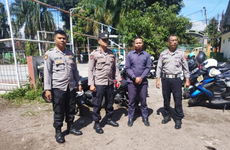 Polsek Tarogong Kidul Gelar Penindakan Knalpot Tidak Standar di Lingkungan Sekolah