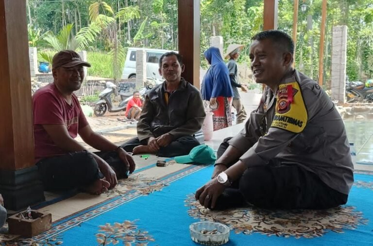 Cipkon Kamtibmas, Polsek Cipaku Polres Ciamis Koorkom ke Warga Cimanggu