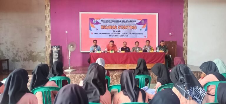 Bhabinkamtibmas Desa Kalapasawit Hadiri Rembug Stunting Tahap I Tahun Anggaran 2025, Wujud Kepedulian Polri terhadap Kesehatan Masyarakat