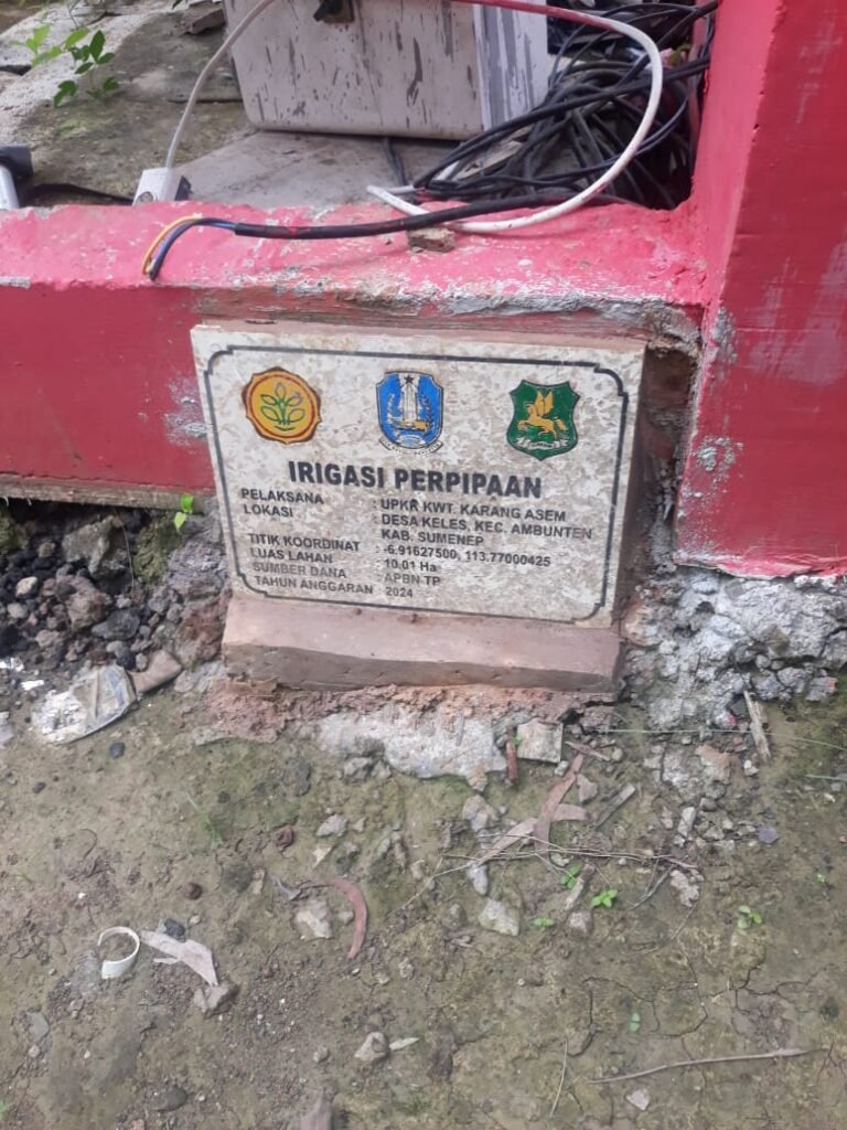 Diduga Pengerjaan Irigasi Perpipaan Asal Jadi dan Tidak Sesuai Bestek