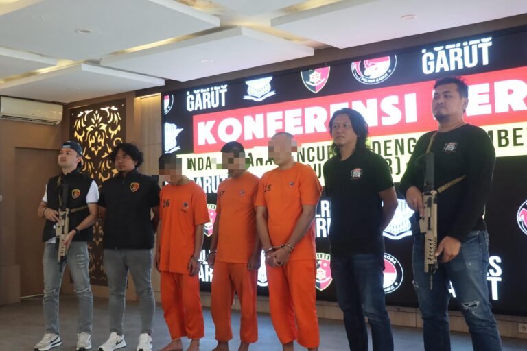 Polres Garut Tangkap Pelaku Residivis Curanmor Bersenjata