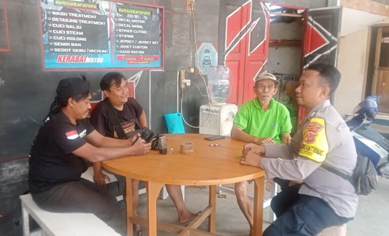 Cipkon Kamtibmas, Polsek Sukadana Polres Ciamis Koorkom Bareng Warga Desa Sukadana
