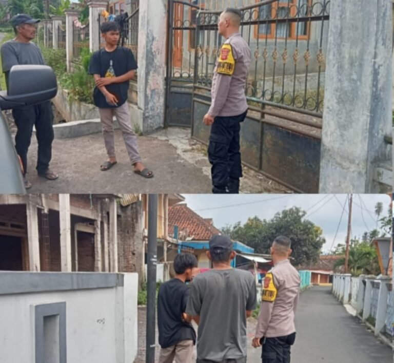 Bhabinkamtibmas Polsek Samarang Giat Sambang Rw Di Desa Cintarakyat.