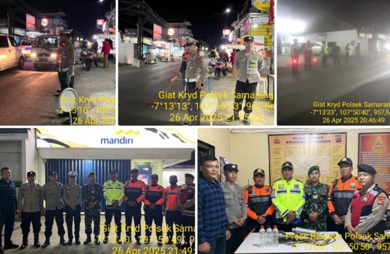 Hasil Giat KRYD Dalam Rangka Cipta Kondisi Di Wilkum Polsek Samarang.