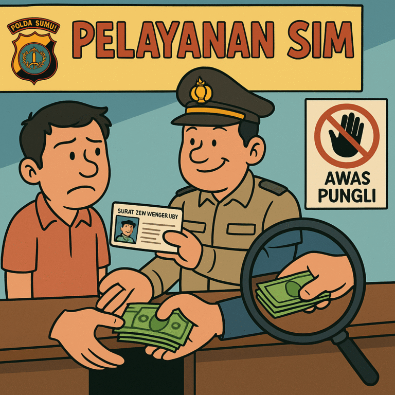 “Tancap Gas” Pungli SIM: Ketika Dirlantas Polda Sumut Memilih Bungkam, Bukan Bersih-Bersih