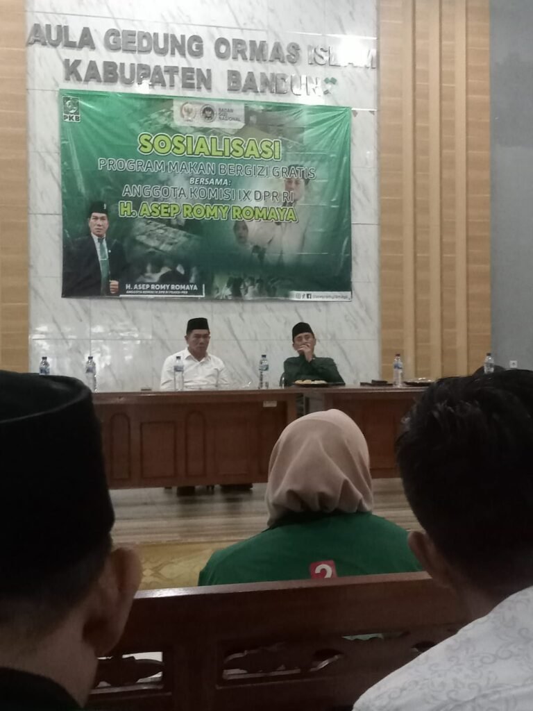 Sosialisasi Program Makan Bergizi Gratis Bersama Anggota Komisi IX DPR RI, H. Asep Romi Romaya