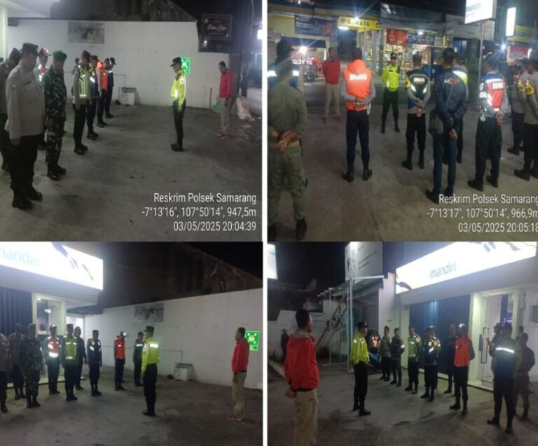 Polsek Samarang AKP Hilman Nugraha.,S.H. Pimpin Apel Gabungan Dalka Cipta Kondisi.