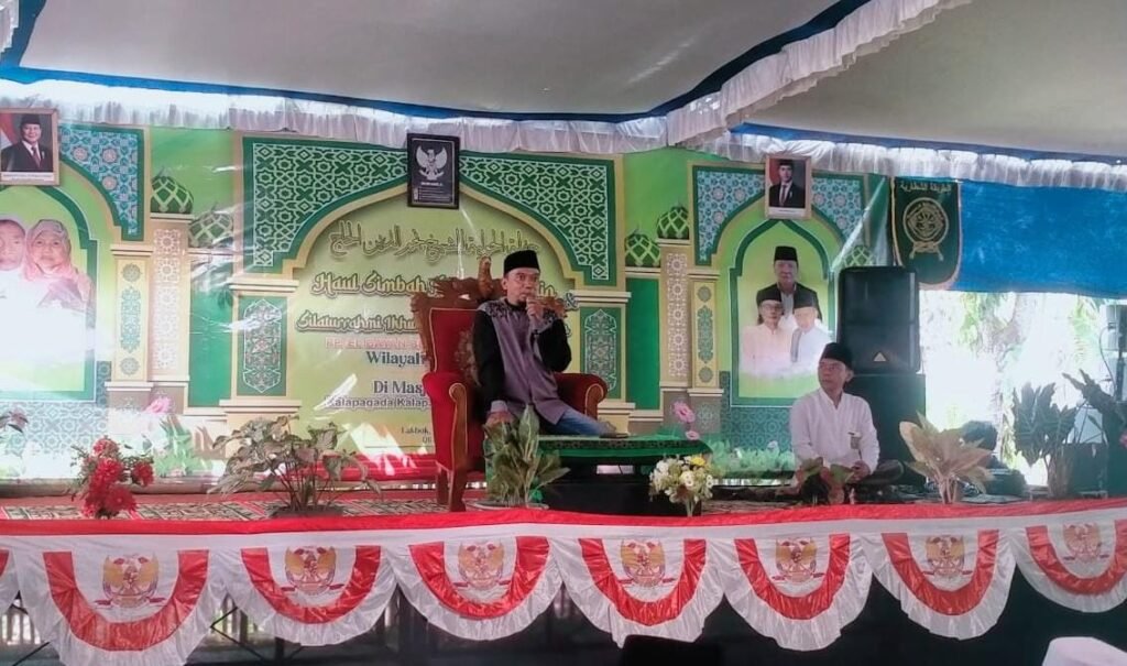 Bhabinkamtibmas Hadiri Haul KH. Najmudin dan Silaturahmi Ikhwan Thoriqoh Syathoriyah, Wujud Kedekatan Polri dengan Ulama dan Masyarakat