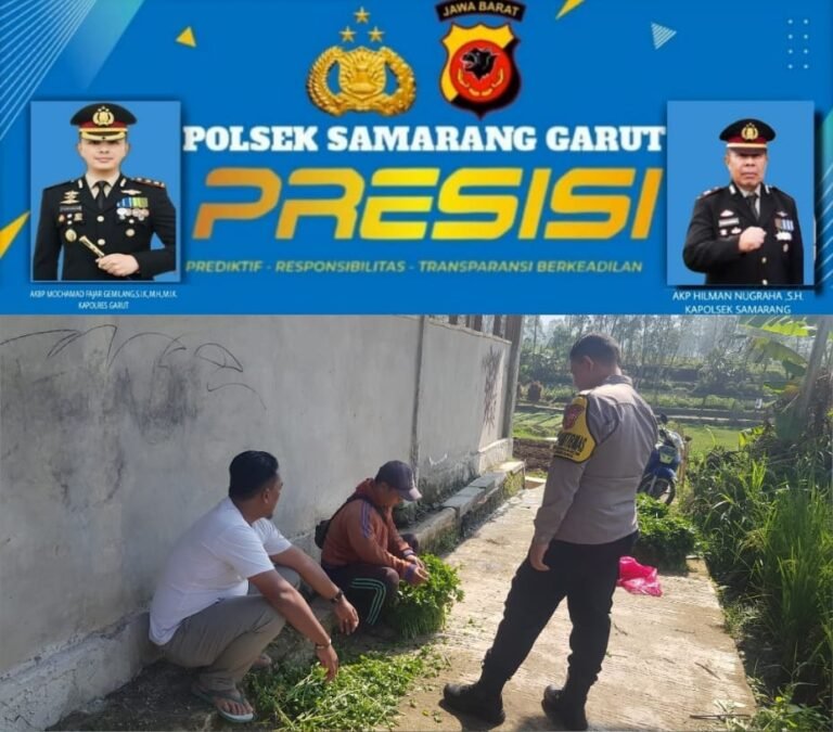 Jalin Silaturahmi, Polsek Samarang Bersama Warga Giat Ngariung Kamtibmas.