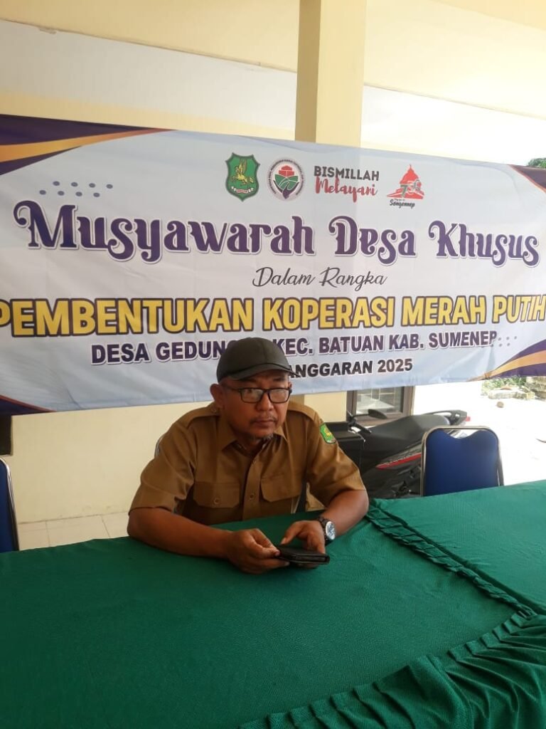 Musyawarah Desa Khusus Dalam Rangka Pembentukan Koperasi Merah Putih