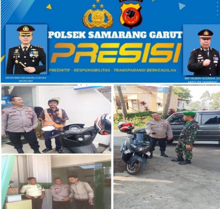 Giat Patroli Sambang, Dalam Rangka Polisi Rw Di Wilayah Hukum Polsek Samarang.