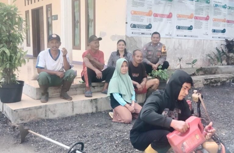 Perkuat Sinergitas, Polsek Sukadana Polres Ciamis Koorkom Kamtibmas ke Warga Desa Bunter