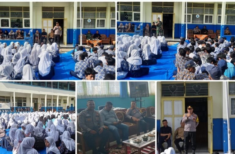 Polsek Samarang Berikan Pembinaan Moral dan Mental, Pada Siswa SMPN 1 Samarang Dalam Rangka Menuju Garut Hebat.