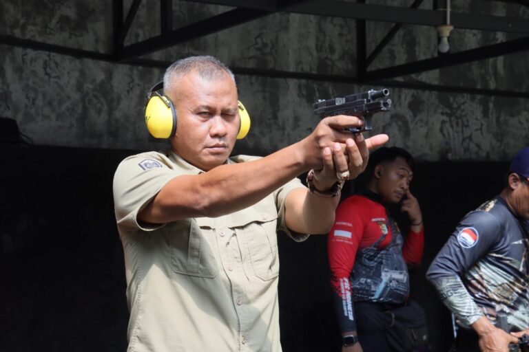 Polres Ciamis Laksanakan Latihan Menembak TA. 2025 di Lapang Tembak Satya Haprabu