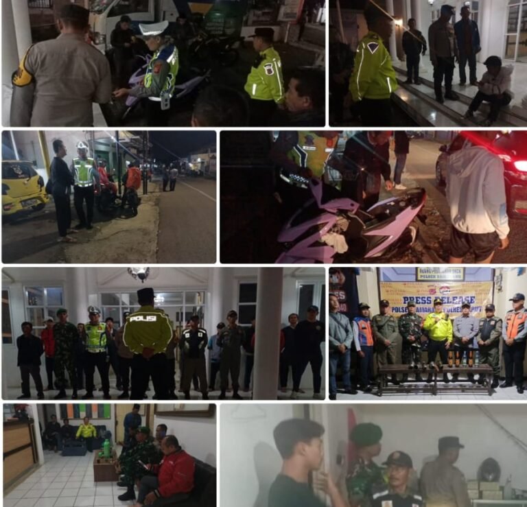 Polsek Samarang AKP Hilman Nugraha, Menggelar Press Rilis Hasil Giat KRYD