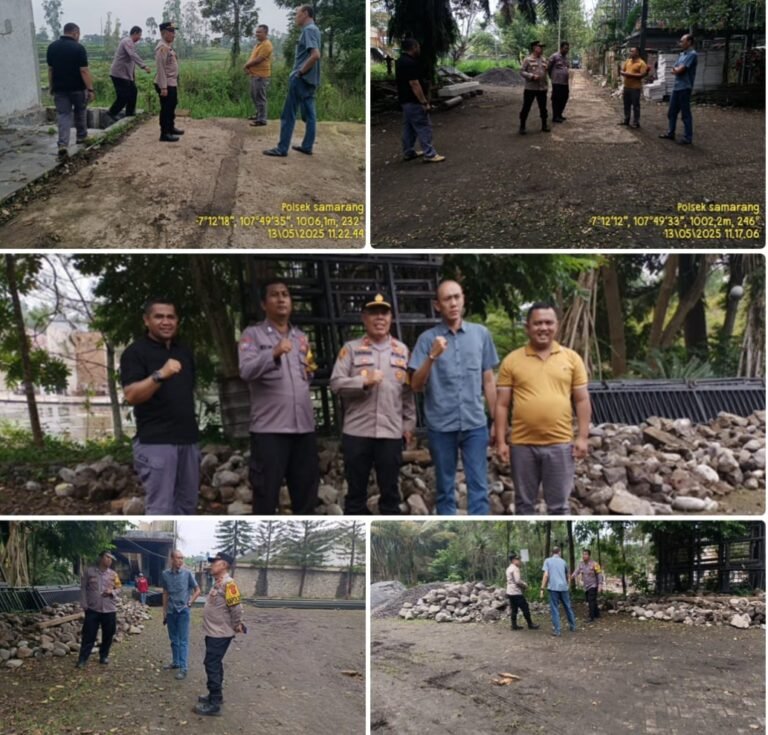 Dalam Rangka Cooling System Tw 1, Polsek Samarang Bersama Tokoh Masyarakat Desa Sukakarya.