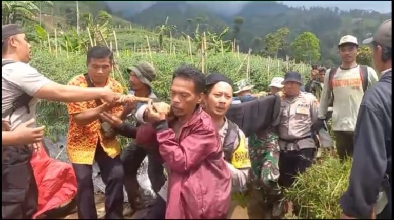 Pendaki yang Hilang di Gunung Cikuray Ditemukan, Polsek Cilawu dan Tim Gabungan Lakukan Proses Evakuasi