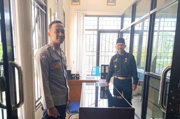 Polsek Cikoneng Aktif Monitor Persiapan Lomba Tiga Pilar, Wujudkan Sinergi Demi Kamtibmas