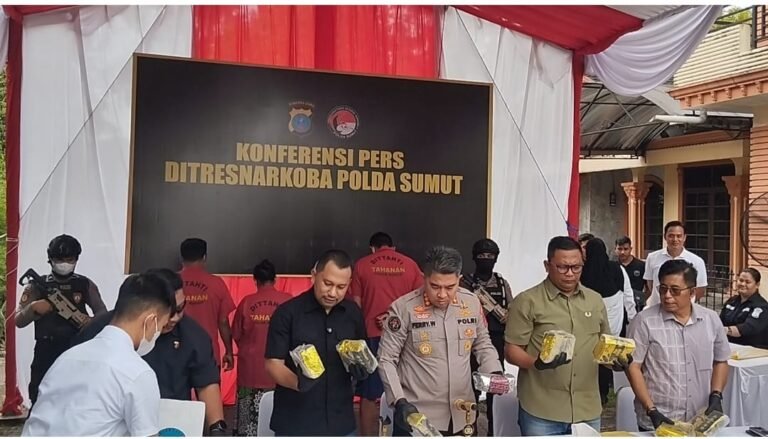 Ditres Narkoba Polda Sumut Gagalkan Peredaran 100 Kg Sabu Dalam Bungkus Kopi