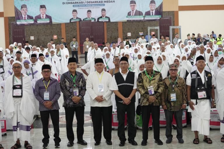 5.019 Jemaah Calhaj Embarkasi Medan Sudah Diberangkatkan ke Tanah Suci