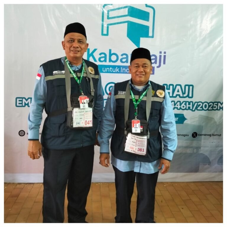TPHI Kloter 20 Embarkasi Medan : Sabar dan Ikhlas Modal Utama Layanai Jemaah Haji