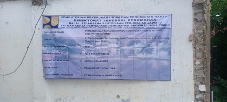 Diduga Pembangunan Senilai Rp5 Miliar Lebih Abaikan Aturan Keterbukaan Informasi Publik