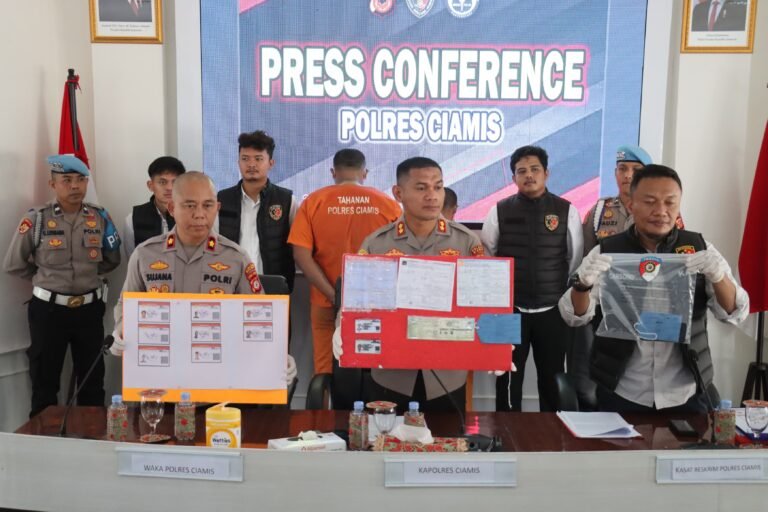 Polres Ciamis Tegas Berantas Pemalsuan Surat Resmi, Ungkap Kasus SIM Palsu di Wilayah Hukum Ciamis
