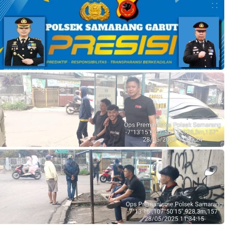 Personil Polsek Samarang Gencar Operasi Premanisme Dan Parkir Liar Ilegal.