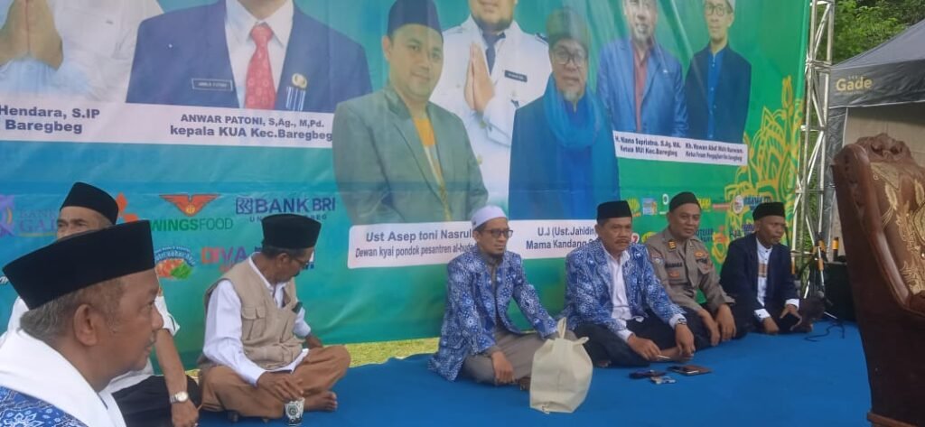 Polsek Ciamis Polres Ciamis Hadiri Tawasul Rutin Bersama Warga di Desa Pusakanagara