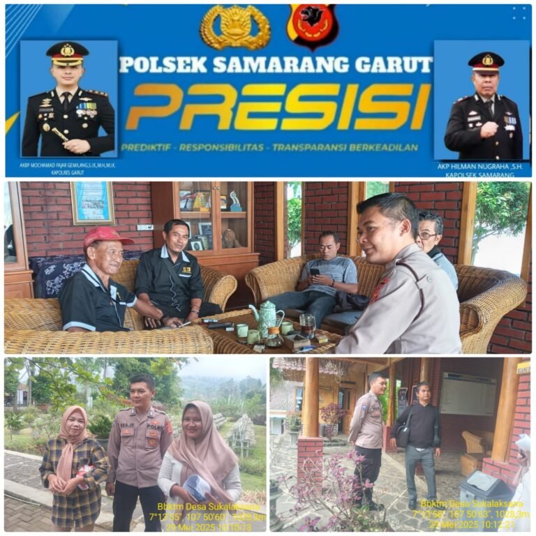 Bentuk Kedekatan Dengan Masyarakat Polsek Samarang Giat Ngariung Kamtibmas.