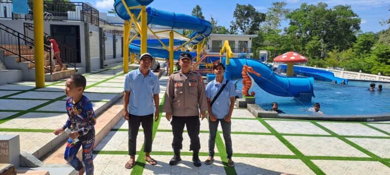 Polsek Cisaga Lakukan Monitoring Objek Wisata, Wujudkan Rasa Aman bagi Pengunjung Jinju Asia Park