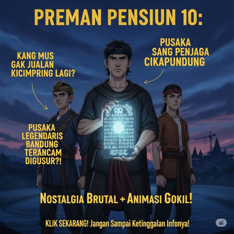 Preman Pensiun 10 Tandai Era Baru dengan Format Animasi, Menguak Misteri “Pusaka Sang Penjaga Cikapundung”