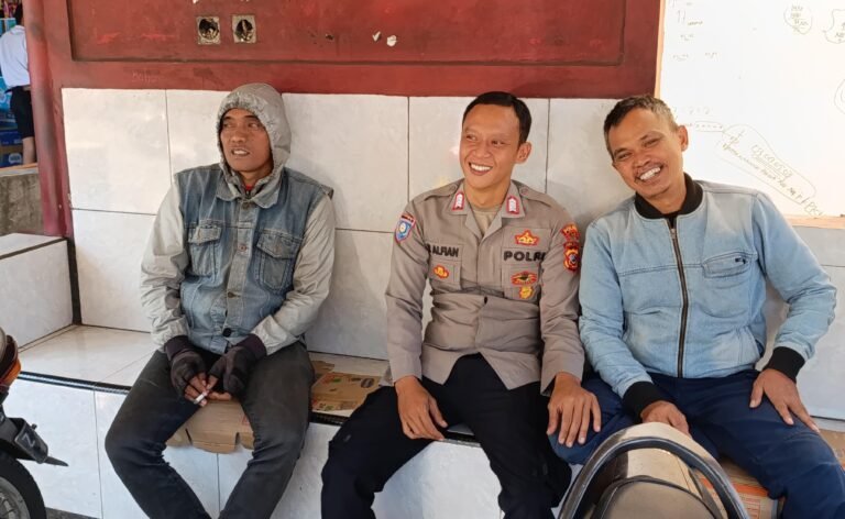 Polsek Cikoneng Perkuat Kemitraan dengan Pangkalan Ojek Demi Cegah Gangguan Kamtibmas